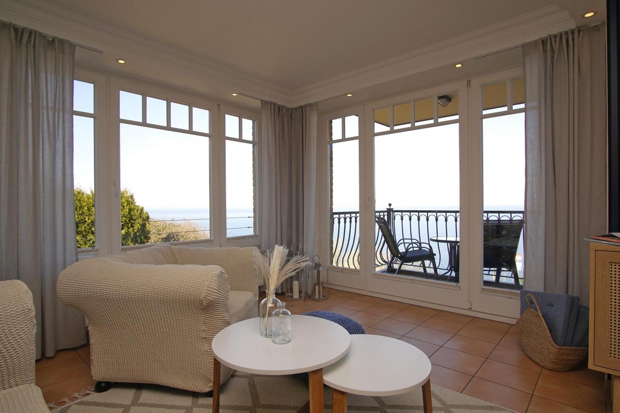 Ferienwohnung Mit Traumhaftem Meerblick - Haus Am Meer Fewo 01 Lohme Zewnętrze zdjęcie