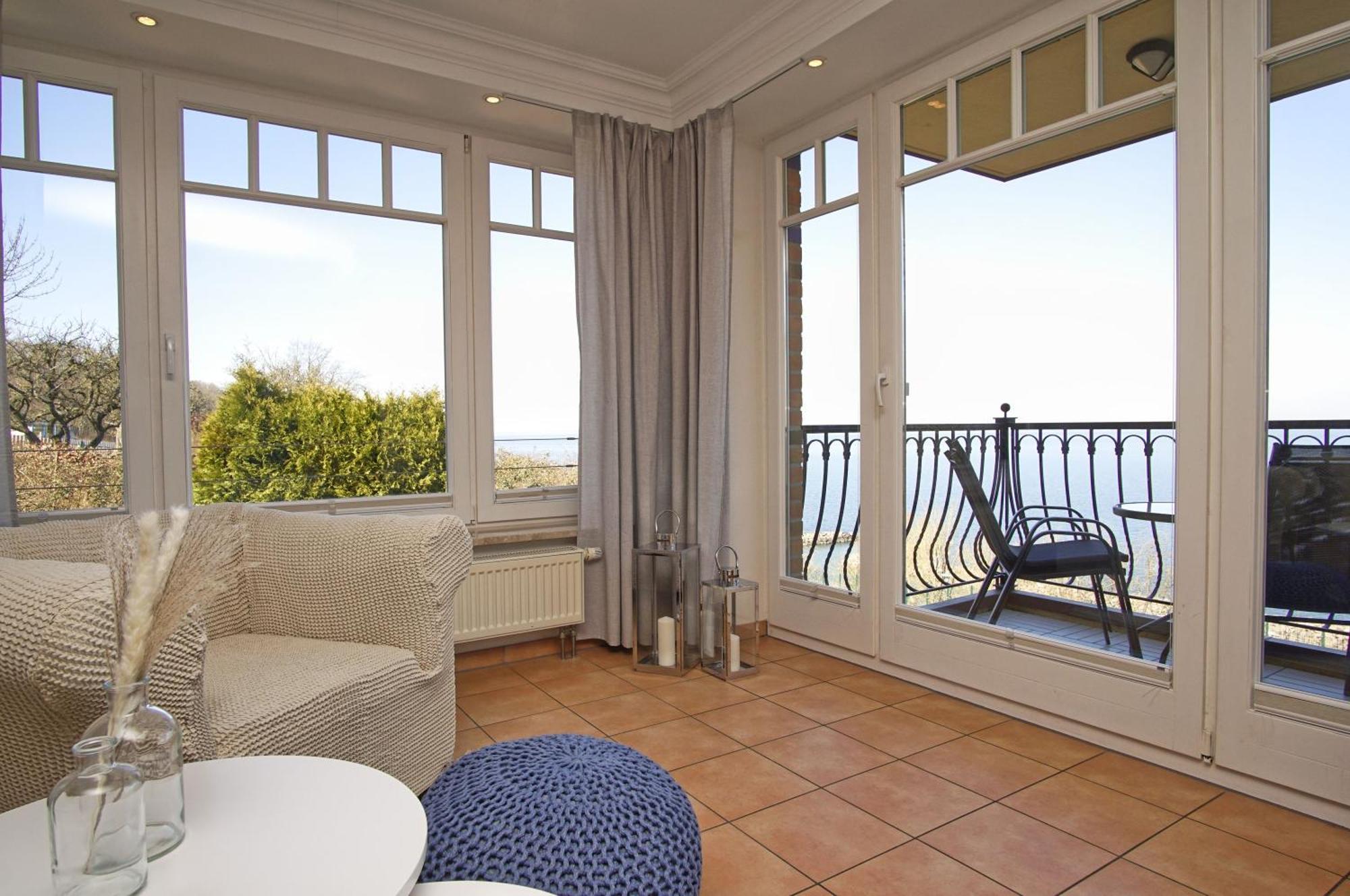 Ferienwohnung Mit Traumhaftem Meerblick - Haus Am Meer Fewo 01 Lohme Zewnętrze zdjęcie